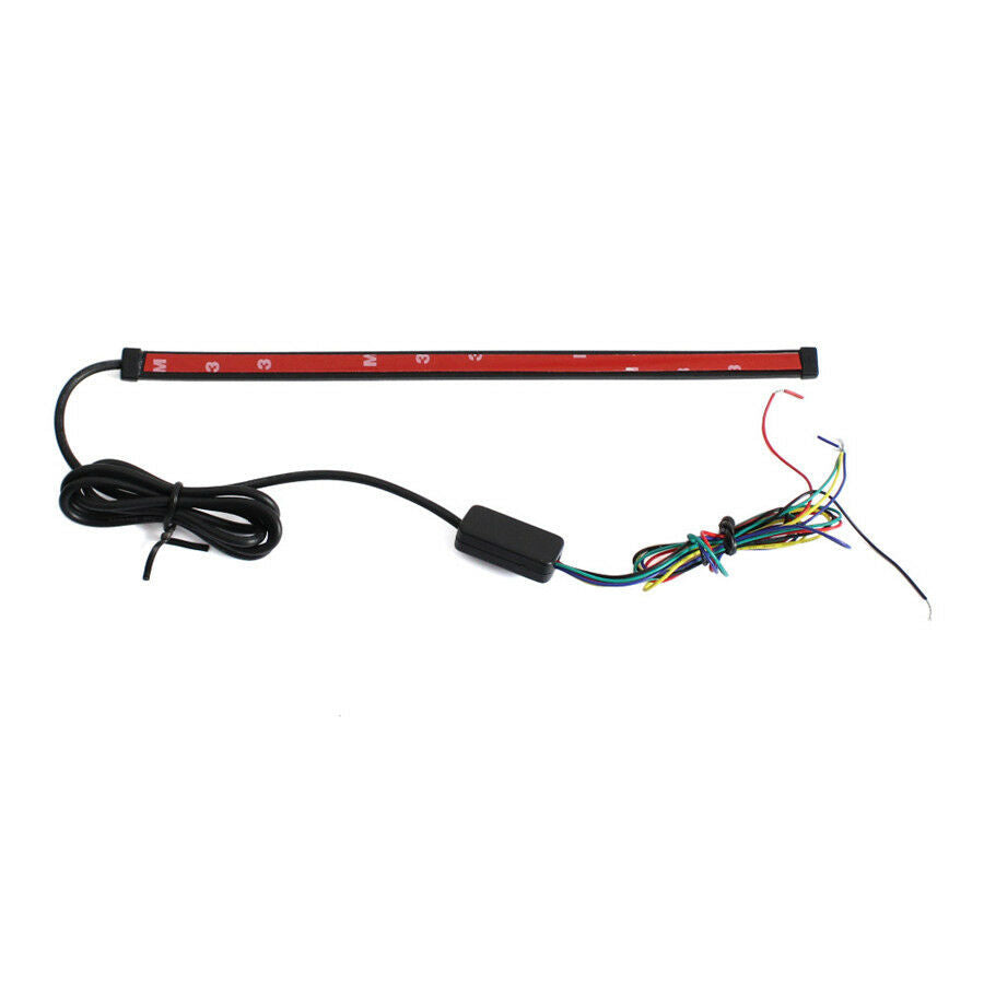 Motorcycle Sequential Flowing LED Amber Turn Signal lights Red Tail Brake Lamp