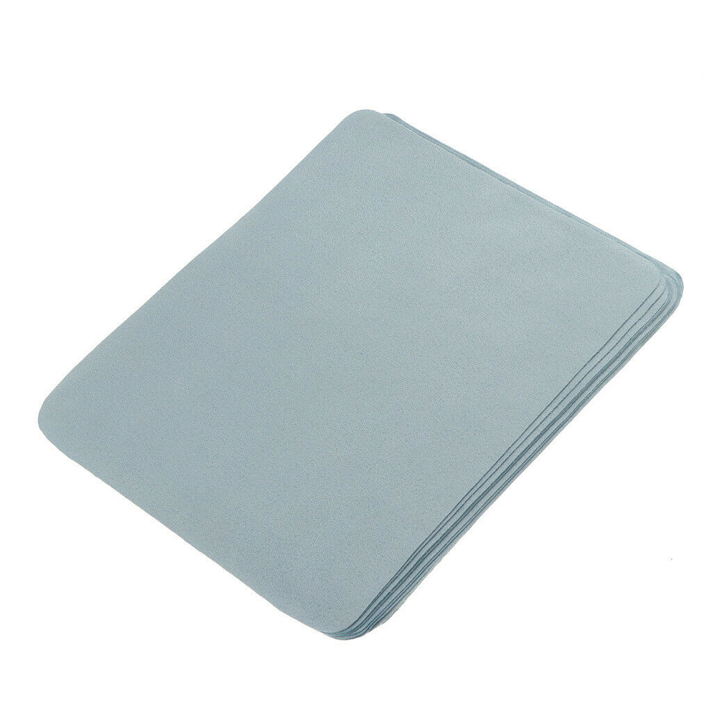 20 Pieces Microfiber Glasses Screen Lens Eyewear Cleaning Cloth Blue