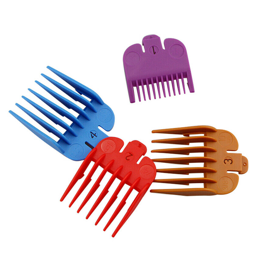 Electric Hair Clipper Haircutting Limit Comb Guide Attachment 8 Sizes Combs