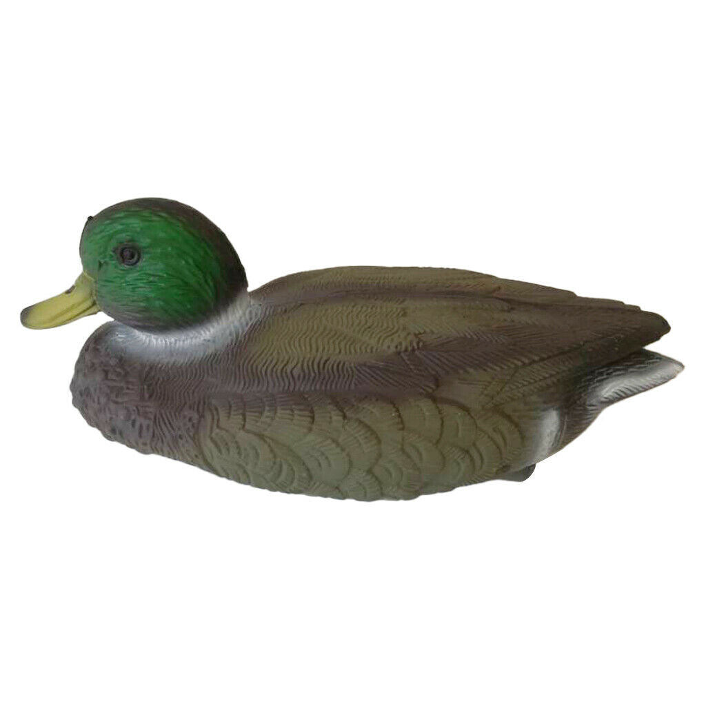 2 Pieces XPE Floating High Simulation Duck Decoy Hunting Decoy Garden Decor