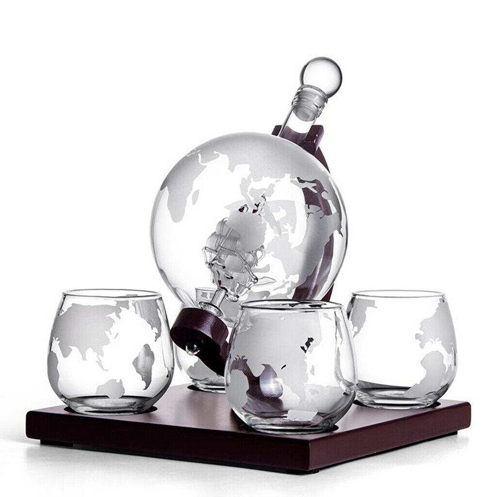 Decanter Wine Glasses Pourer Cocktail Glass Bottle Holder Home