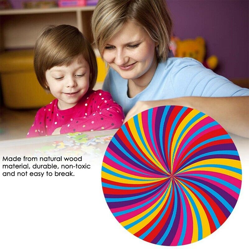 Jigsaw Puzzle, 500 Piece Color Round Jigsaw Puzzle for Adults Teens DecompressN8