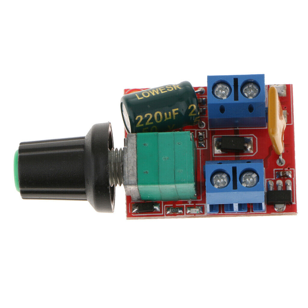 3V-35V, DC Motor Driver PWM Speed Control Switch Adjustable LED Dimmer 5A