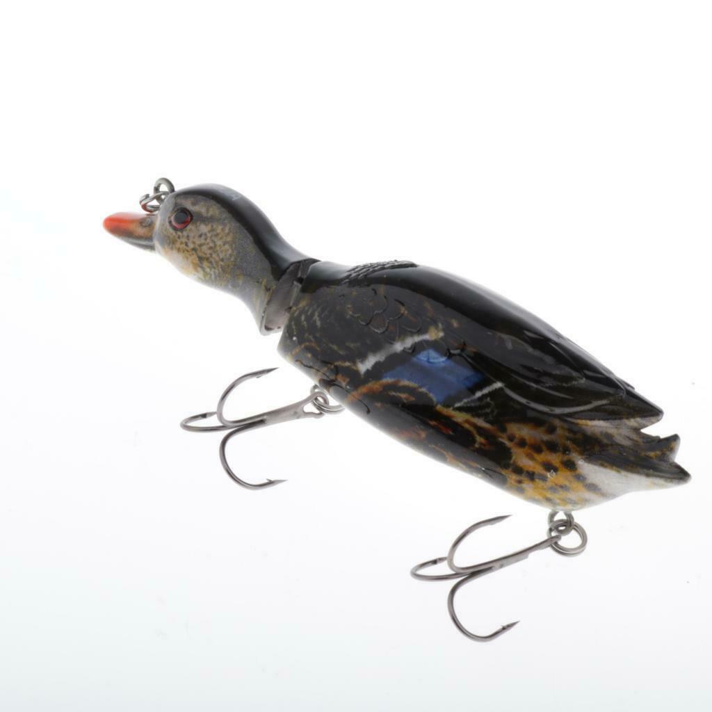 Artificial Fishing Bait Simulate Duck Treble Hooks Segment Lures 1