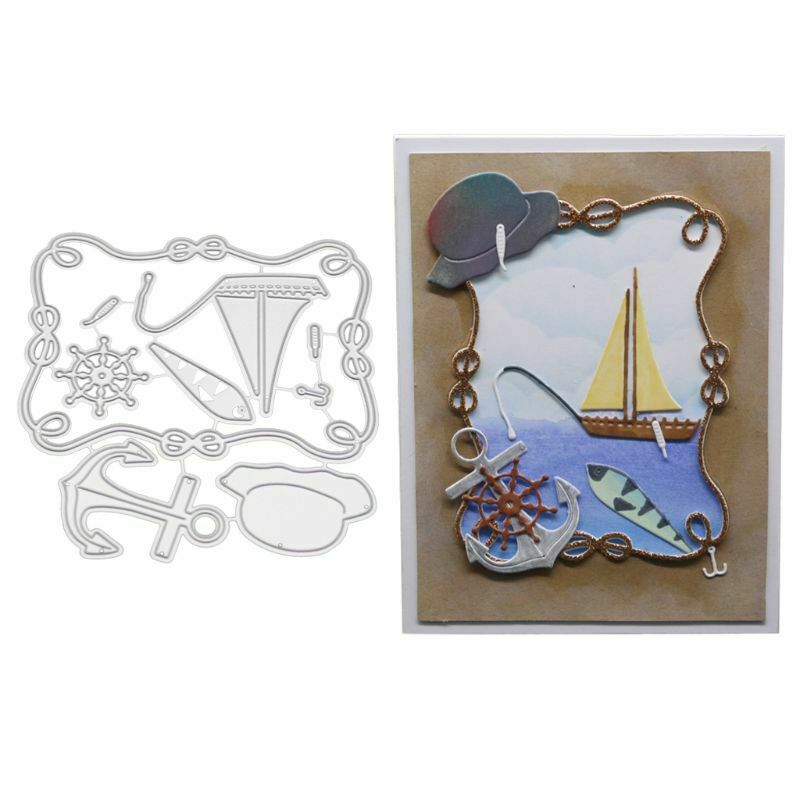 Sea Metal Cutting Dies Stencil DIY Scrapbooking Album Embossing Paper Card Craft
