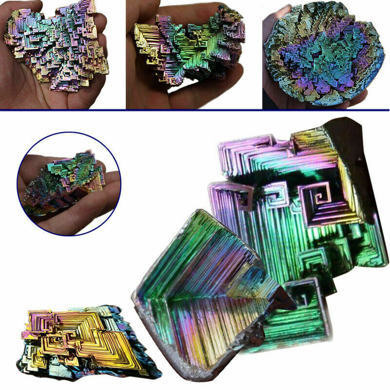 50g  Bismuth Metal Pure Crystal for element collection  One Crystal in Labeled