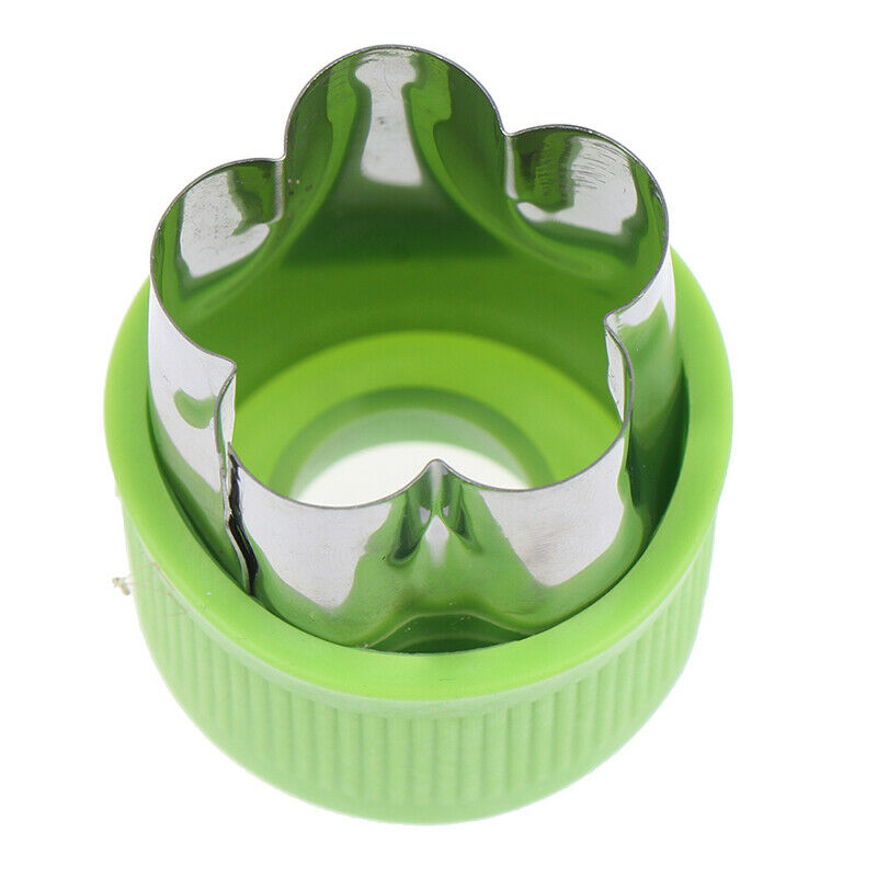 8Pcs Stainless Steel Fruit Vegetable Cutter Shapes Set Mini Cookie Slicer.l8