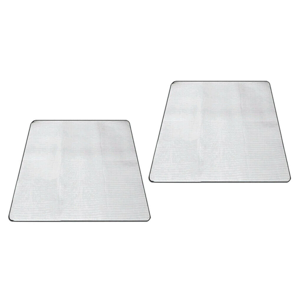 2Pcs Waterproof Insulated Camping Mattress for Outdoor Picnic 200x150cm