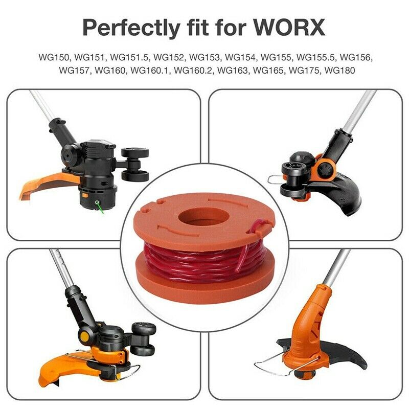 9 Pack Replacement Spool St Trimmer Line 8 Pack Spool and 1 Cap Lawn Mower AccF2