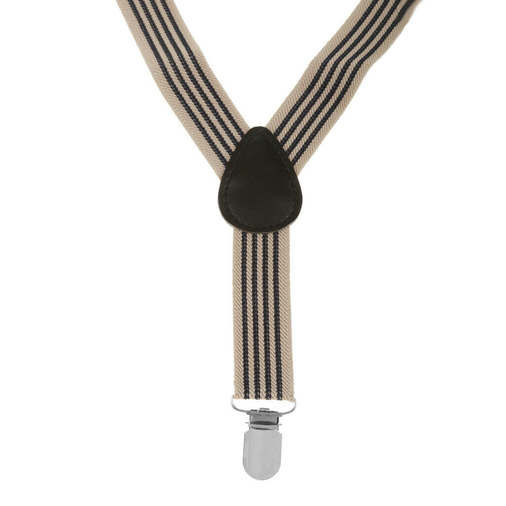Child Elastic Suspenders Strap Necktie Clothes Accessories Decor Supply