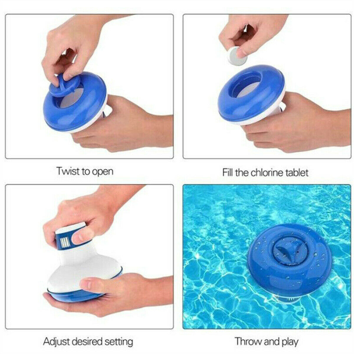 100pcs Chlorine Tablets For Swimming Pool Multifunction Instant Disinfection Tub