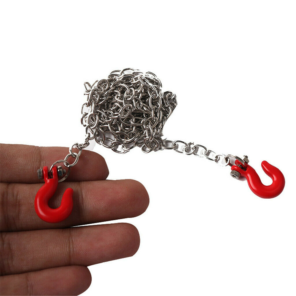 1:10 RC Folding Heavy Winch Anchor w/ Tow Chain for RC Crawler CC01 Parts