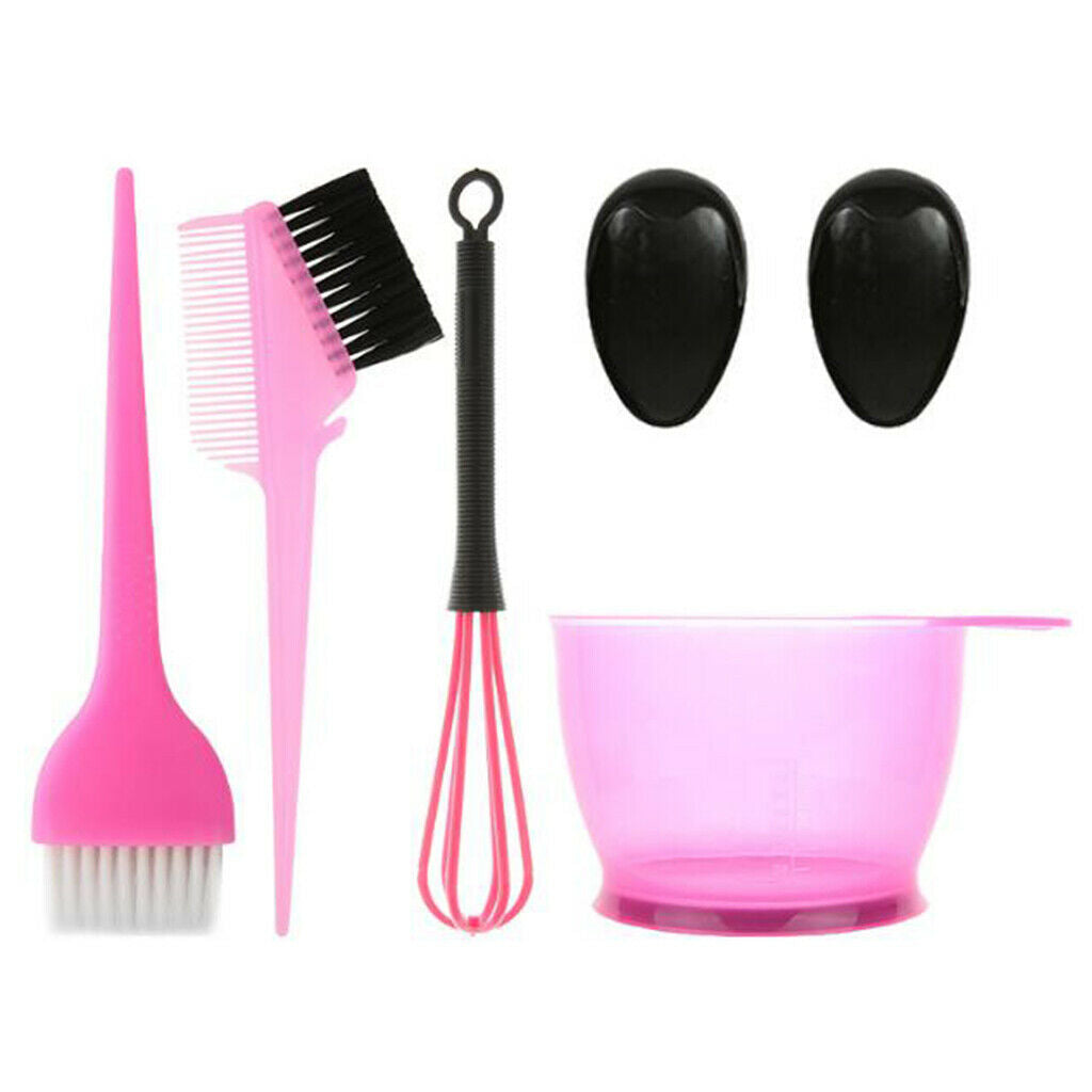 3 Sets Hair Coloring Brush Bowl Set Hair Color Brushes Comb Mixing Bowl