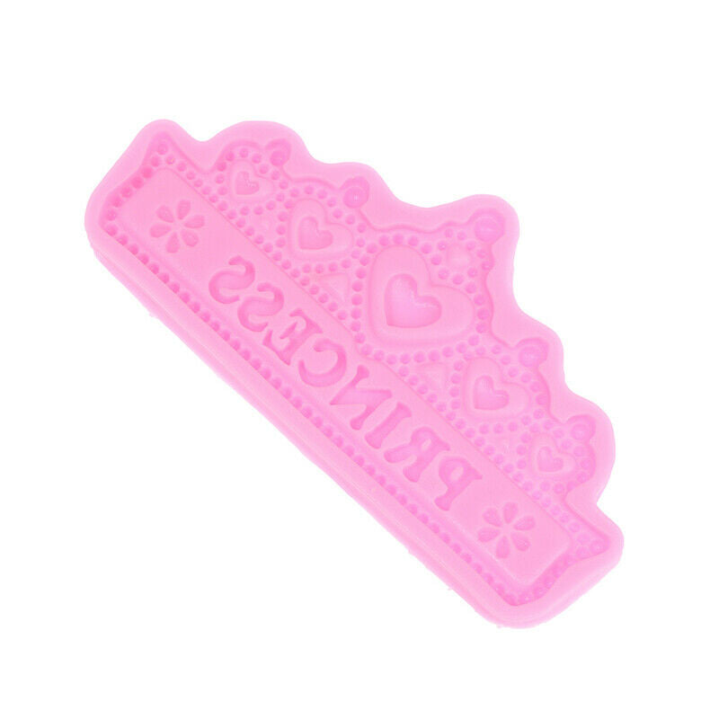 DIY Princess Crown Silicone Cake Mold for Chocolate Jelly Baking Mould To.l8