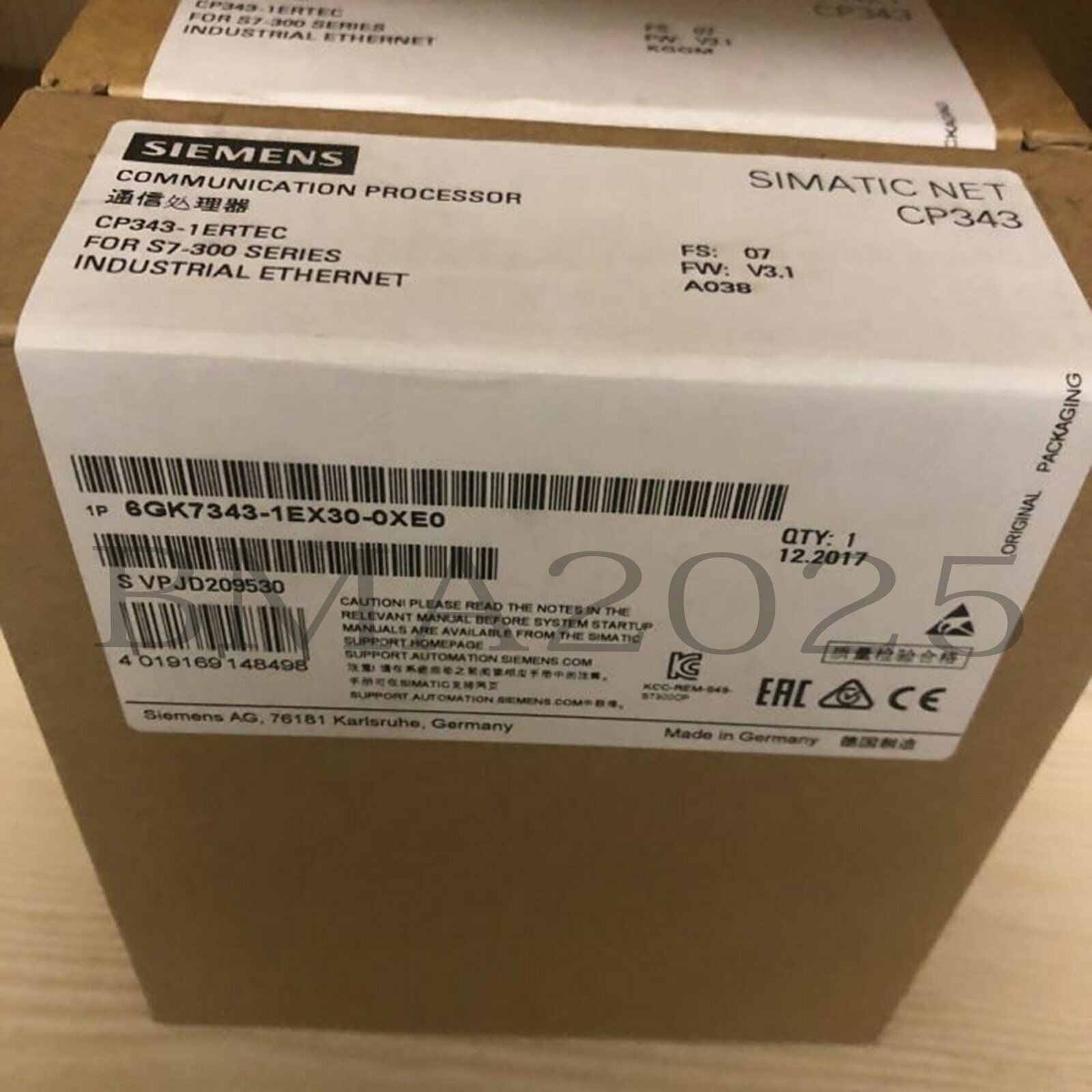 1PC New 6GK7343-1EX30-0XE0 6GK7 343-1EX30-0XE0 1year warranty DHL free ship SM9T