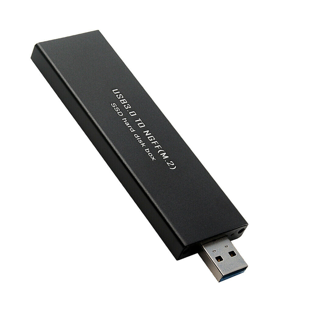 USB3.0 TO M.2 NGFF SSD External Enclosure Storage Case Adapter Aluminium Box