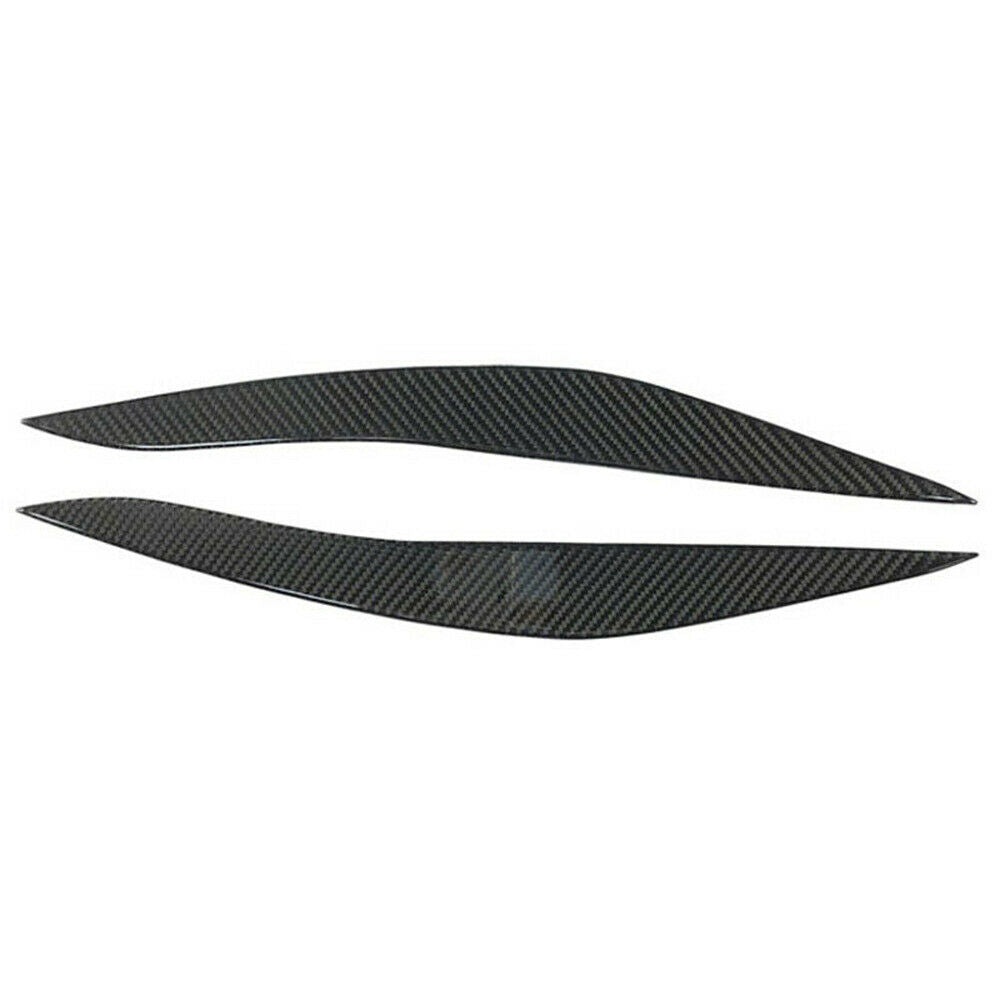 Carbon Fiber Eyelid Cover Trim Headlight for BMW F10 5 2013-2018 Car Styling