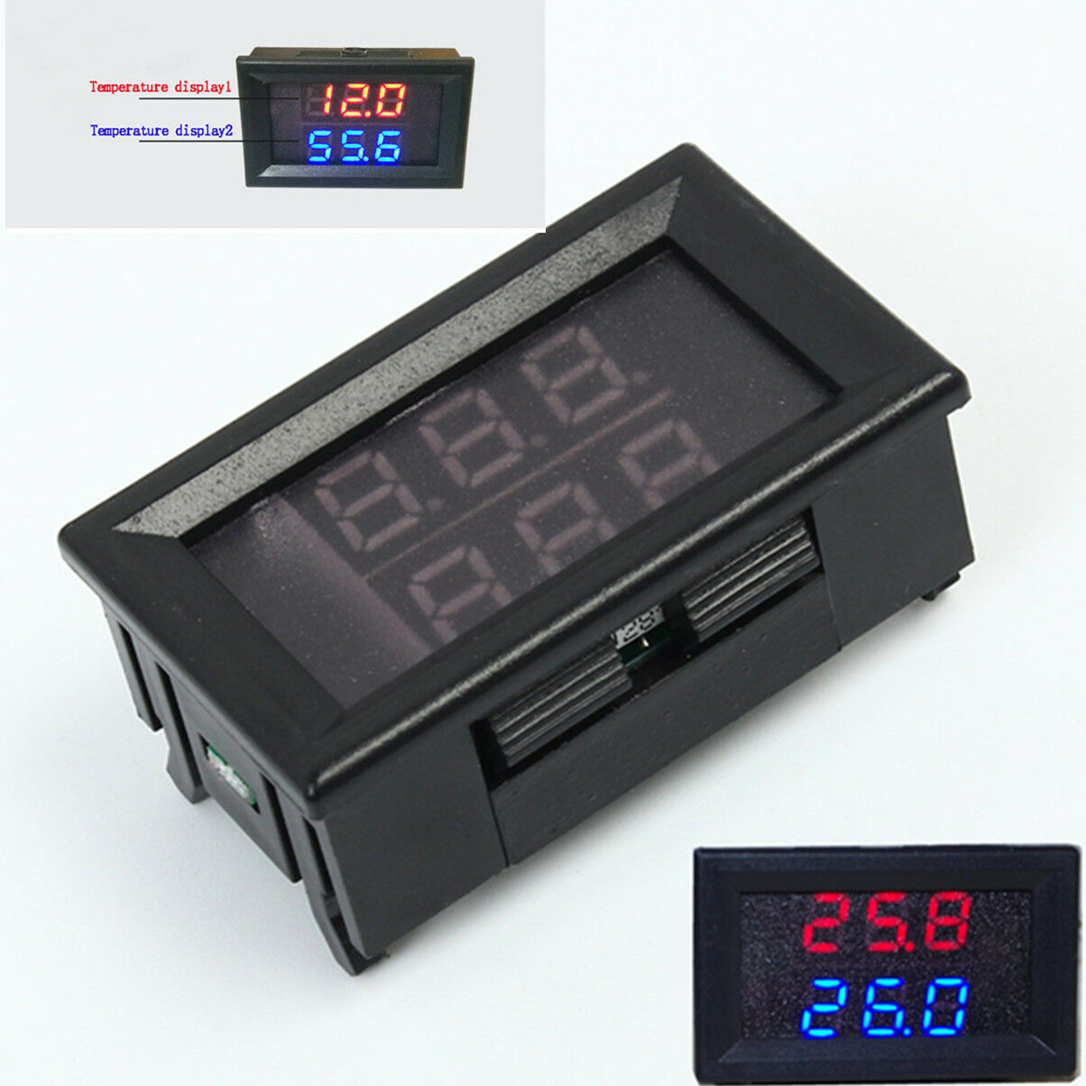 Digital Intercooler Turbo Charger Supercharger Temperature Gauge Sensor Air