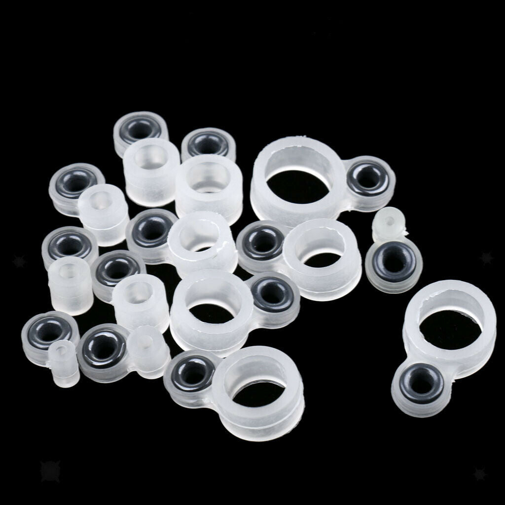 14Pcs Set Ceramic Ring Eyes Fishing Rod Guides  Free Silicone Frame