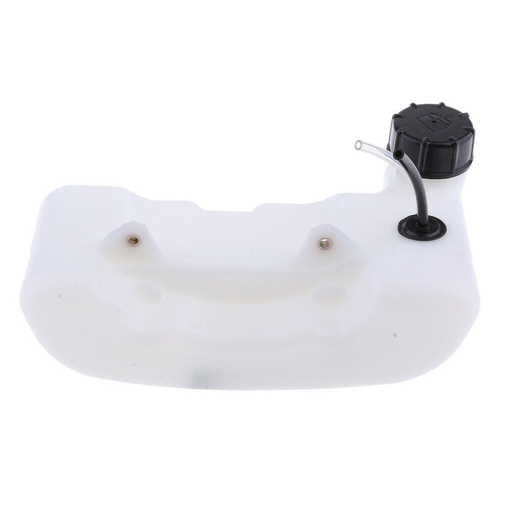 Universal White Plastic Motorcycle Portable Gas Petrol Fuel Tank 43cc 47cc 49cc