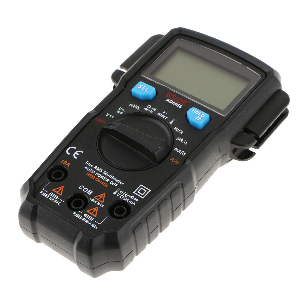 6000 Counts NCV Detection Volt Amp Ohm Meter Digital Multimeter Auto-Ranging