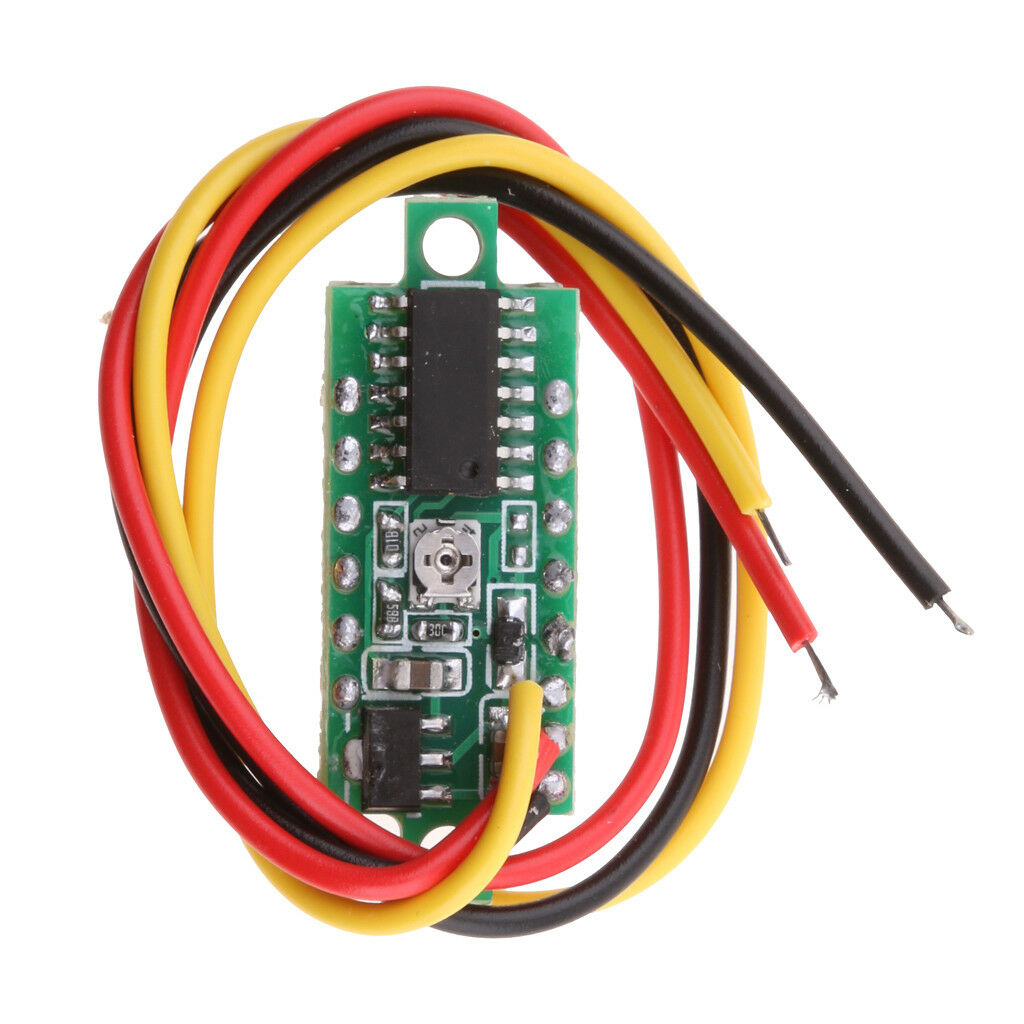 10PCS Red 0.28" LED Digital Panel Voltage Meter Gauge Voltmeter Module 4-40V