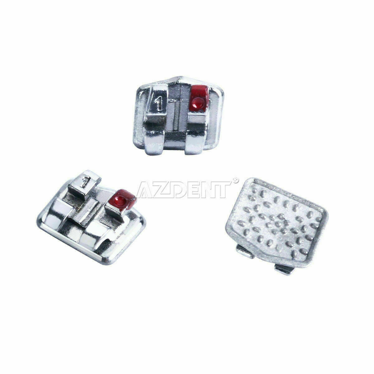 3Box Orthodontic MIM Monoblock Bracket Dental Mini Roth 022 Hooks 3-4-5 AZDENT