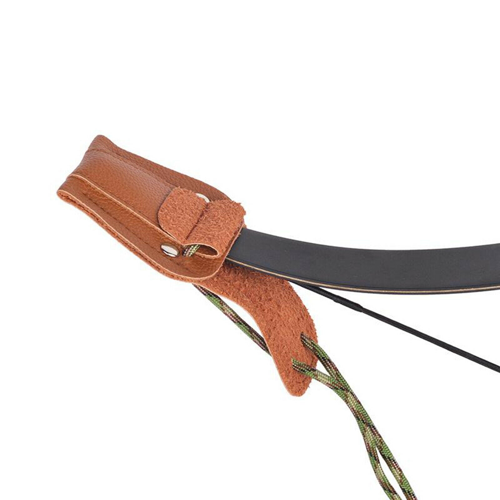 Traditional Leather Bow Stringer Recurve Long Bow Rope Hunting Shooting