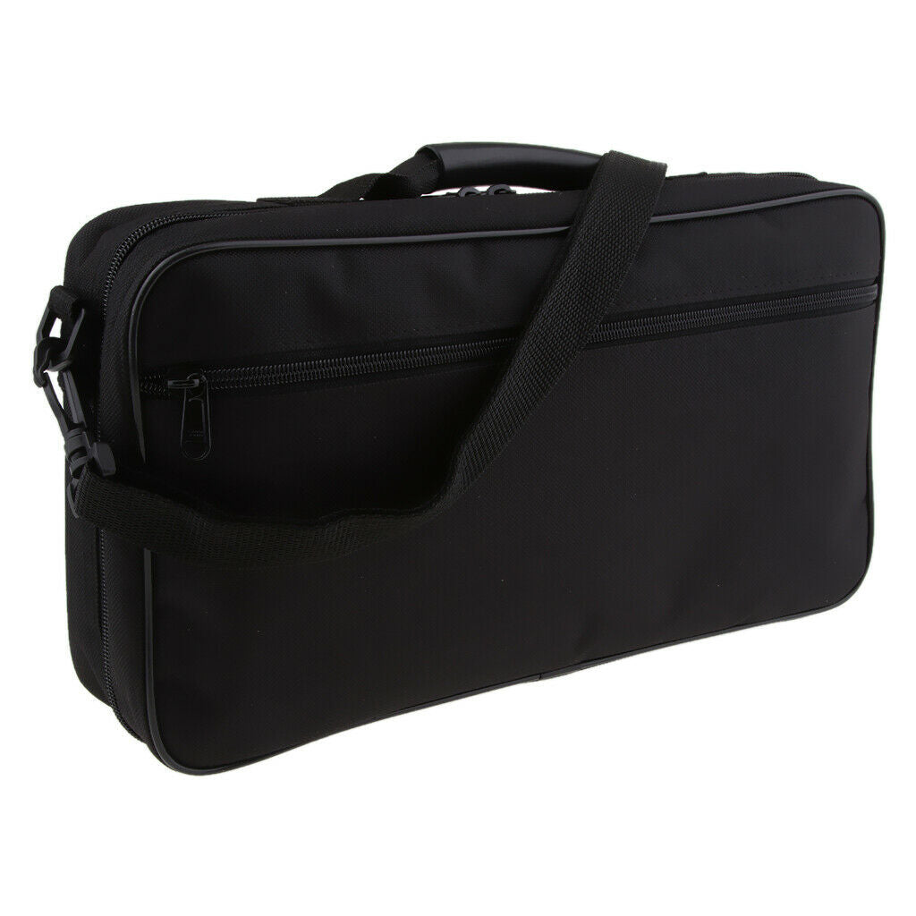Professional Oboe Case Black Color Hard Shell Oboe Bag Shoulder Strap