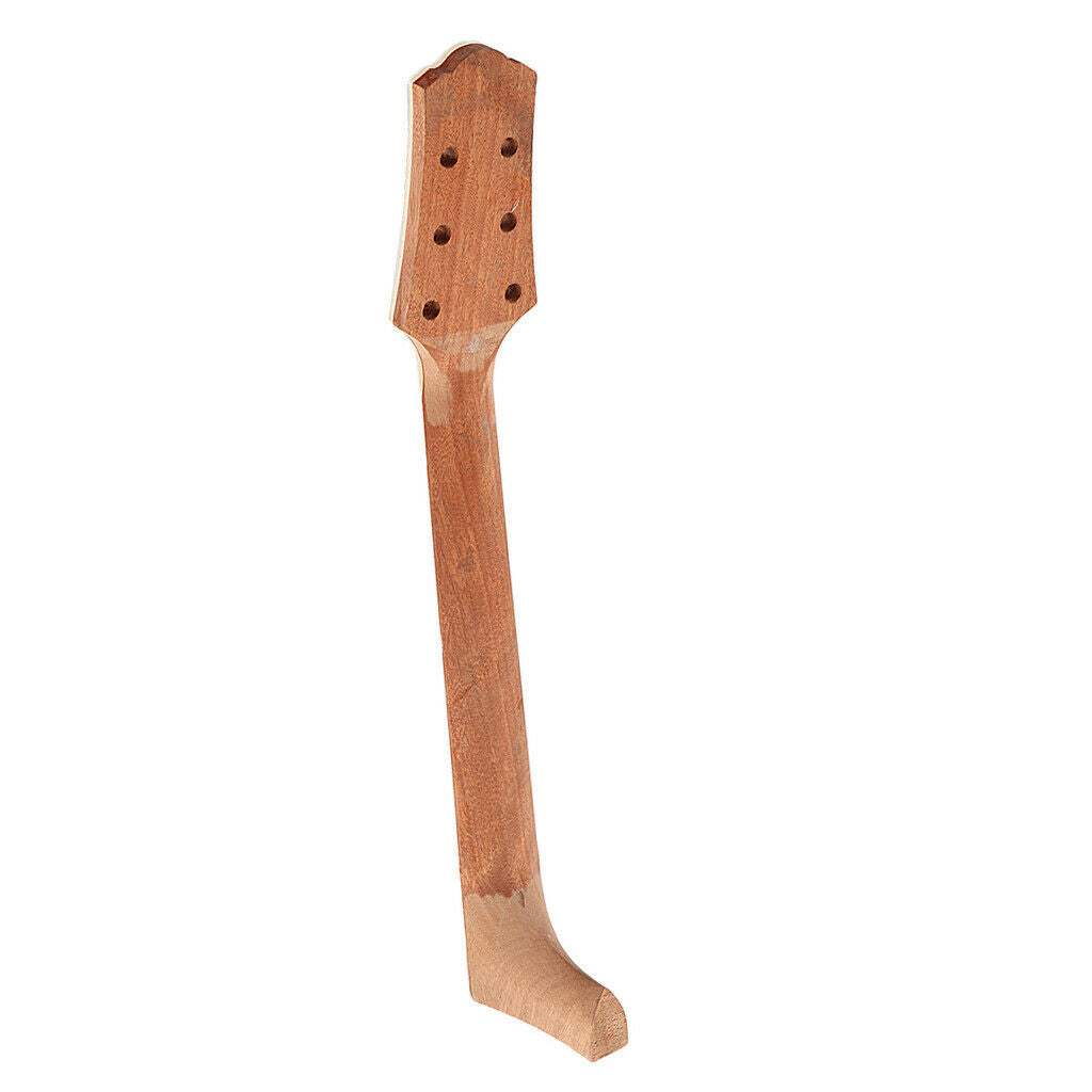 22 inch Unfinished Guitar Neck Replacement Mahogany Neck Fingerboard for Folk