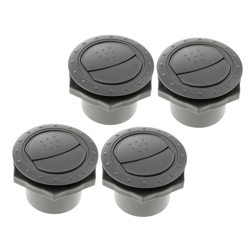 Set of 4 RV Motorhome Interior Air Vent Exhaust Air Flow Vent Outlet - 78x51mm
