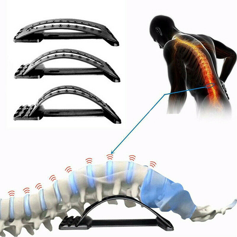 Back Magic Stretcher Lower Lumbar Massage Support Spine Posture Corrector*AU Ad