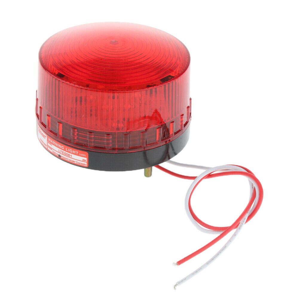 24V Long Work Life Always-on Warning Lights Beacon Lamp Red