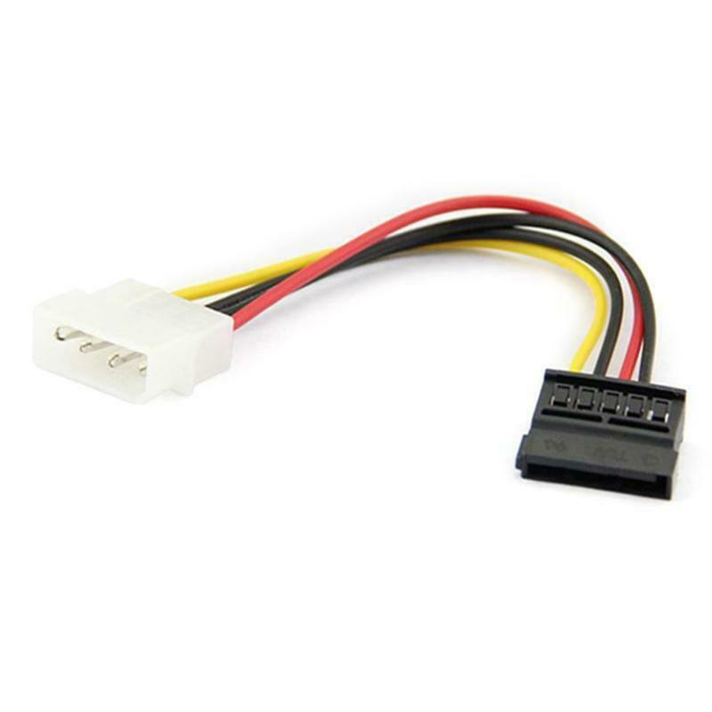 omputer Connection And Plugin 4 Pin Splitter Extension Cable SATA to Molex