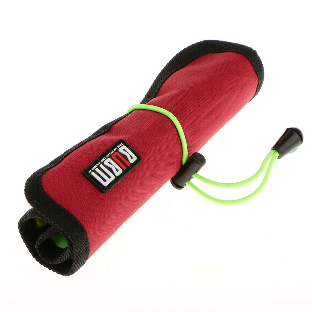 Waterproof Storage Organizer Bag Case for USB Cable Earphone Power Cord Red