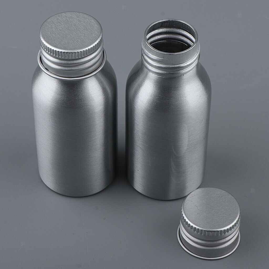 Reusable 40mL Empty Cosmetics Aluminum Bottles - Leak Proof & UV Protection -