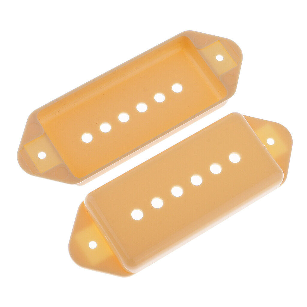 2X P-90 Guitar Pickup Covers Neck Bridge 50mm 52mm Pole Spacing for Guitar