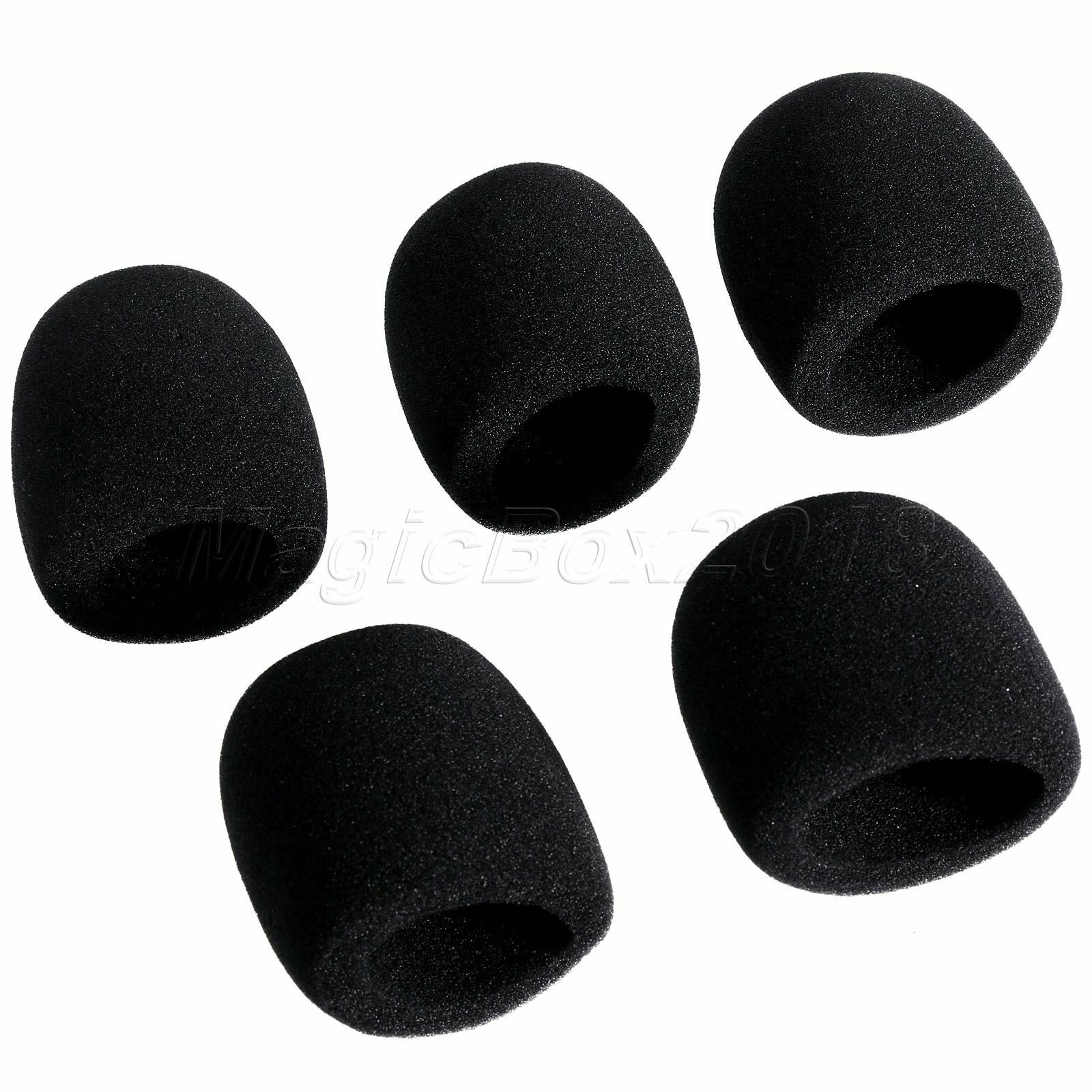 5X Sponge Foam Covers Windscreen Windshield Mic Cover for Handheld Microphone DJ