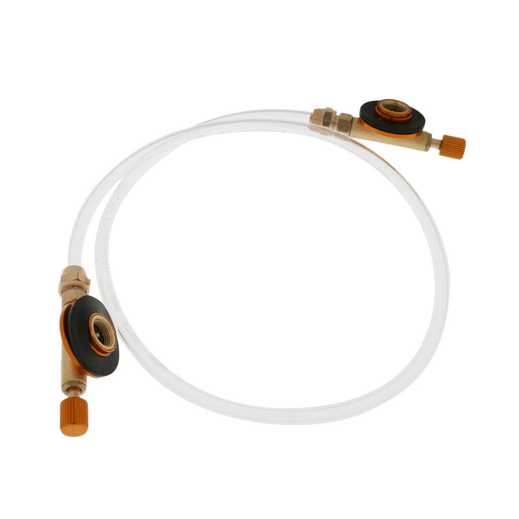 Camping Flat Tank Gas Guide Tube 2 Adjustable Valves Adapter