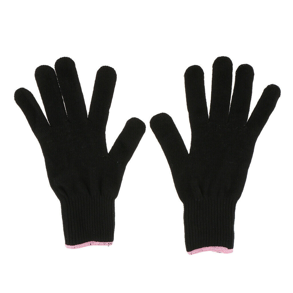 2 Pieces Barber Hair Styling Perming Cotton Glove Hand Protection Mitt