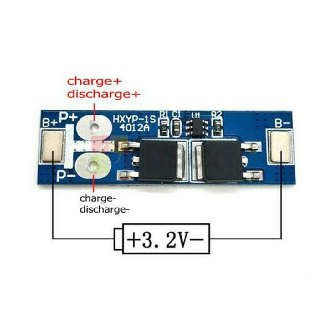 1S 3.2V Lithium Iron Phosphate Charging Protection Board HXYP-1S-4012A