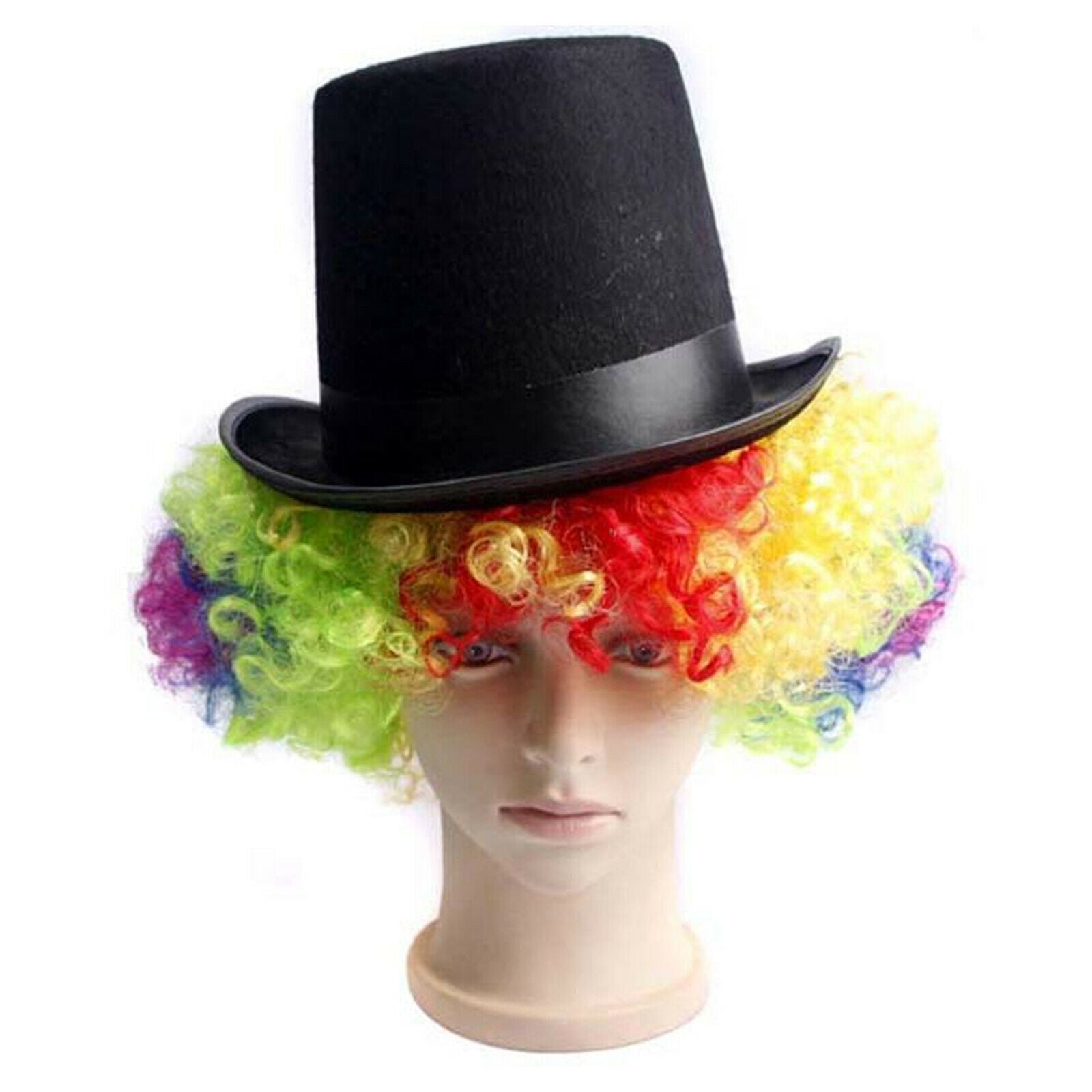 Black Magician Butler Top Hat Steampunk Costume Accessories Felt Party Hat