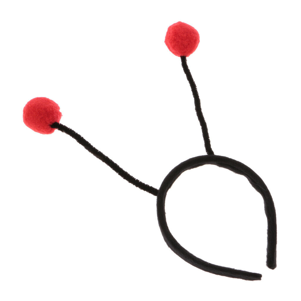 Girl Kids Insect Bumlebee Ant  Alien Headband Party Costume Red
