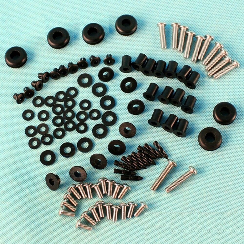 Fairing Bolt Kit Screws Bolts Stainless Fastener For Kawasaki Ninja ZX-6R 03 04