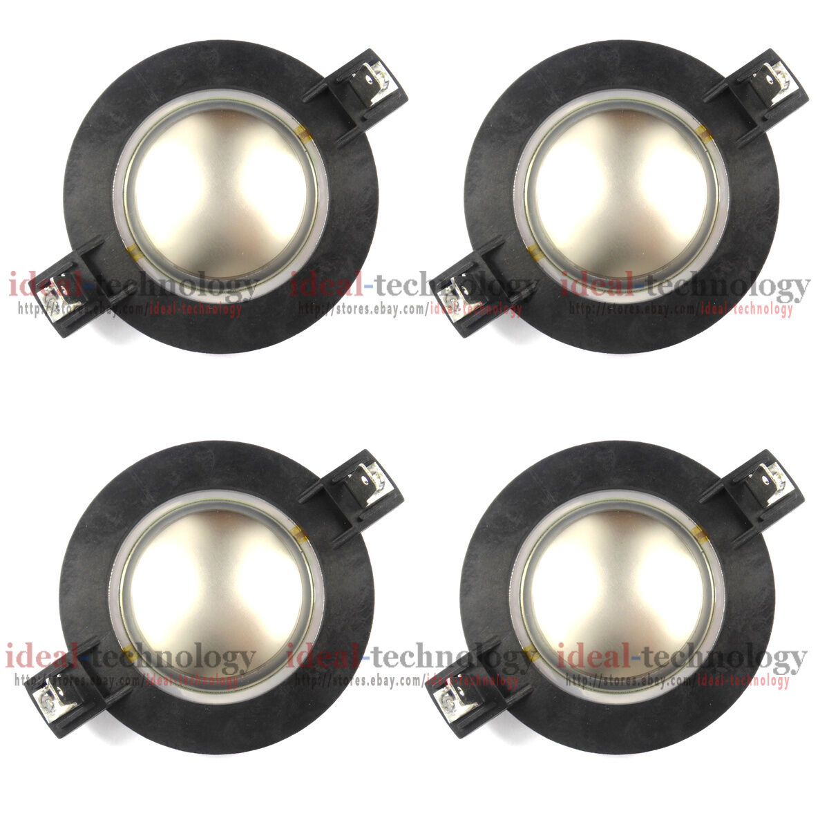 4PCS Mackie M44ti Tweeter Diaphragm also fits RCF M81 for N450 & EAW 15410081