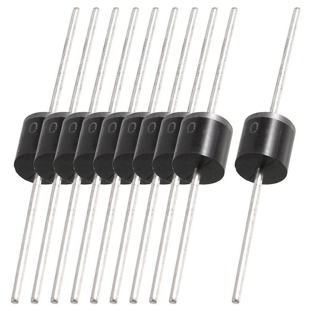 20pcs 10A10 10Amp 1000V 10A 1KV R-6 MIC General Purpose Axial Rectifier Diode Wn
