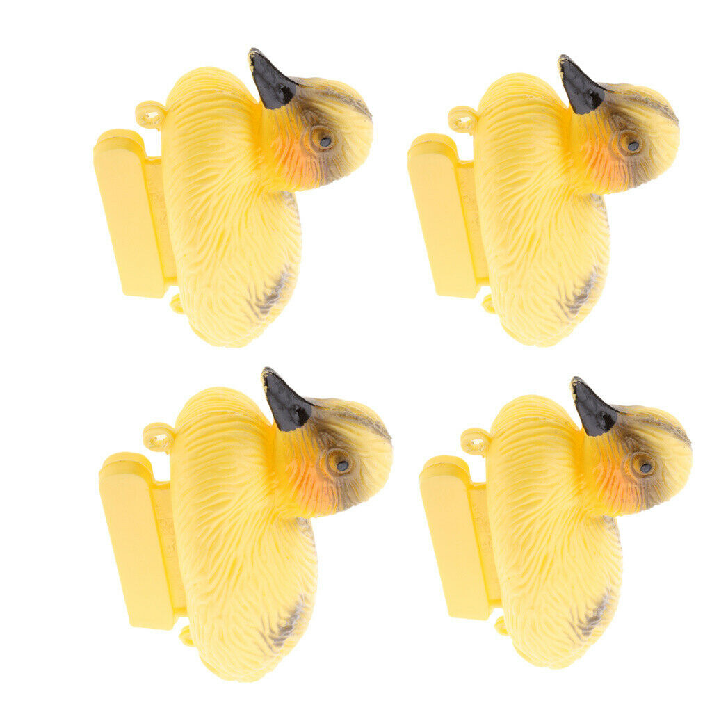 4X Floating Duck Ducklings   Pond Ornament Plastic Decoy Mallard Lifesize