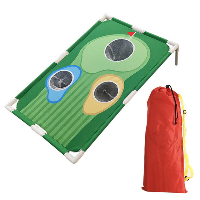 Mini Golf Practice Set Backyard Golf Cornhole Game All Ages Sport Game  GwJCDF