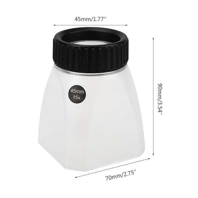 Magnifier Magnifying Glass 15X High Power Optical Lens Magnifiers Reading Repair