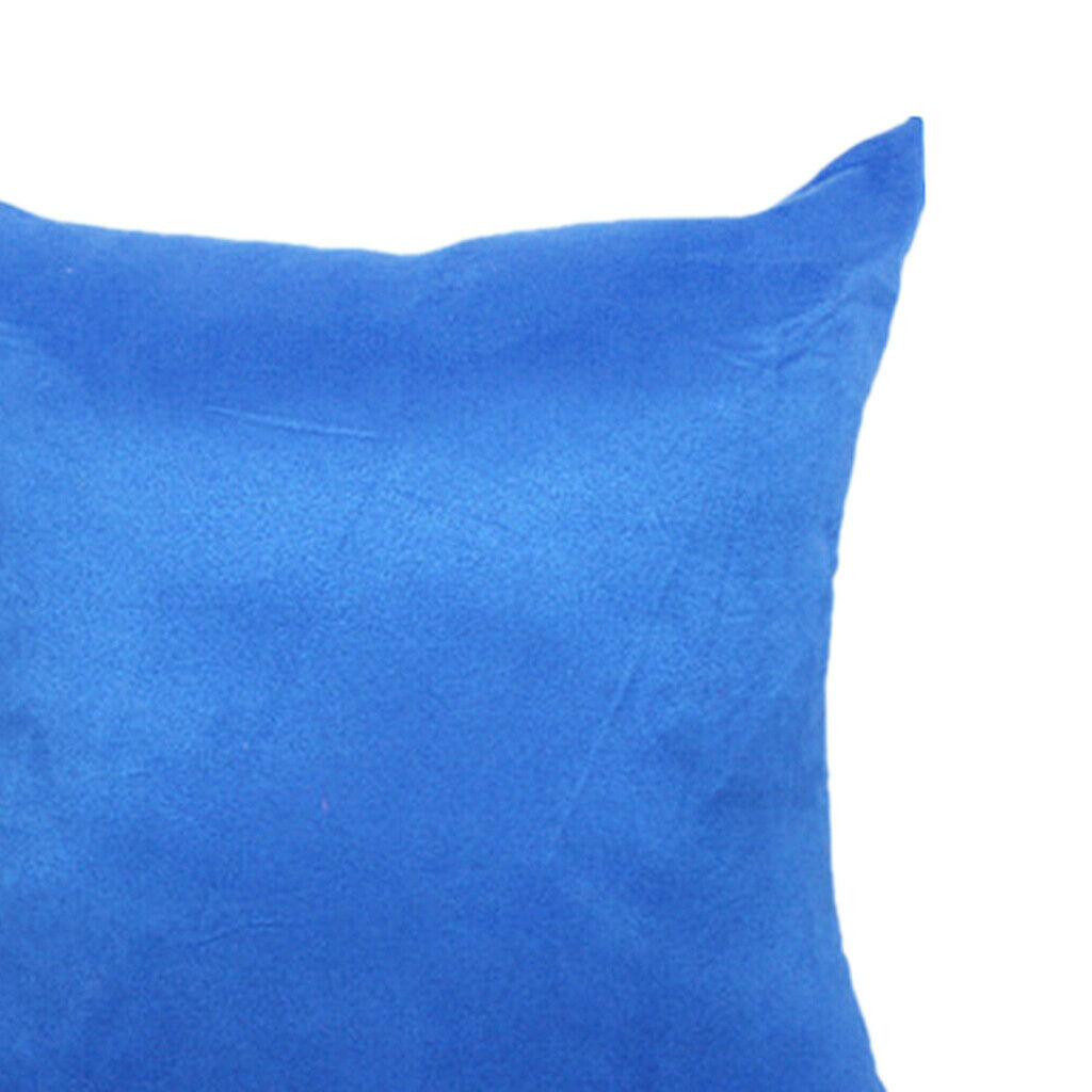 Blue Pillow Slip Square Pillow Cover for Bedding Sofa Car Bedroom 50x50cm